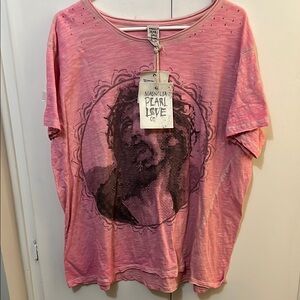 Magnolia Pearl Pink Graphic T-Shirt Passion of the Christ